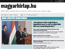 Tablet Screenshot of magyarhirlap.hu